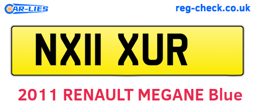 NX11XUR are the vehicle registration plates.