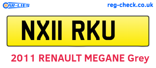 NX11RKU are the vehicle registration plates.