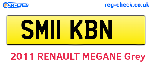 SM11KBN are the vehicle registration plates.