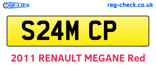 S24MCP are the vehicle registration plates.