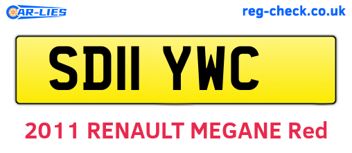 SD11YWC are the vehicle registration plates.