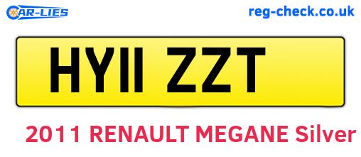 HY11ZZT are the vehicle registration plates.