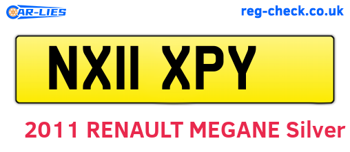 NX11XPY are the vehicle registration plates.