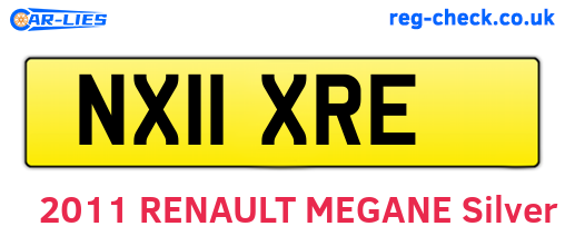 NX11XRE are the vehicle registration plates.
