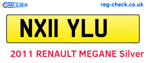 NX11YLU are the vehicle registration plates.