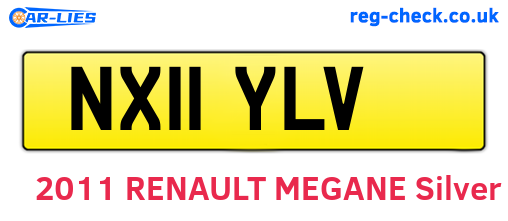 NX11YLV are the vehicle registration plates.