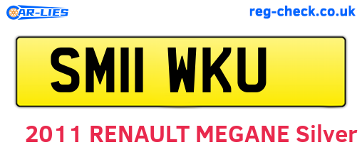 SM11WKU are the vehicle registration plates.