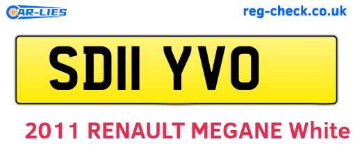 SD11YVO are the vehicle registration plates.