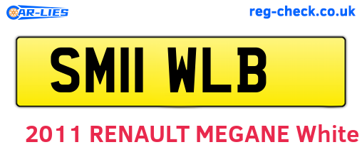 SM11WLB are the vehicle registration plates.