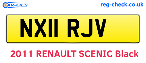 NX11RJV are the vehicle registration plates.