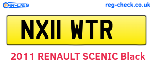 NX11WTR are the vehicle registration plates.