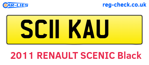 SC11KAU are the vehicle registration plates.