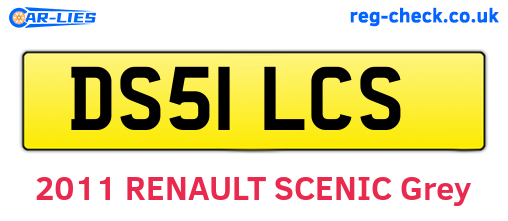 DS51LCS are the vehicle registration plates.