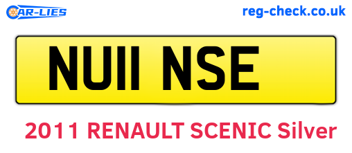 NU11NSE are the vehicle registration plates.