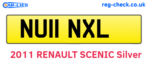 NU11NXL are the vehicle registration plates.