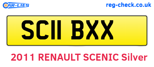 SC11BXX are the vehicle registration plates.
