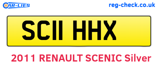 SC11HHX are the vehicle registration plates.