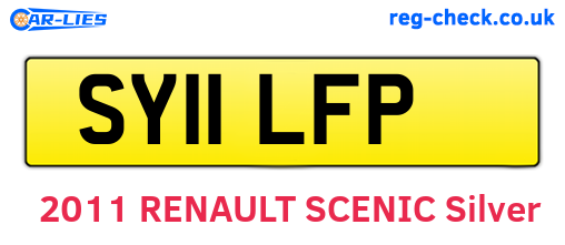 SY11LFP are the vehicle registration plates.