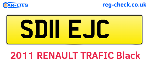 SD11EJC are the vehicle registration plates.