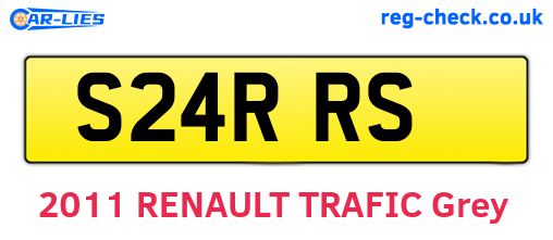 S24RRS are the vehicle registration plates.