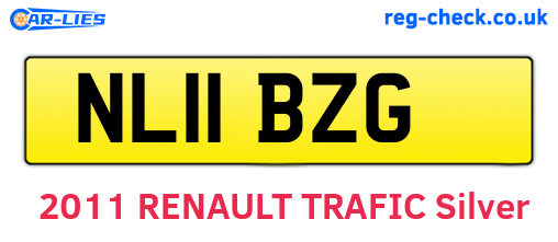 NL11BZG are the vehicle registration plates.