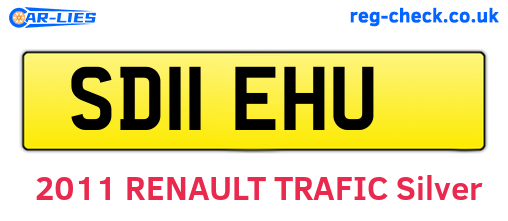 SD11EHU are the vehicle registration plates.