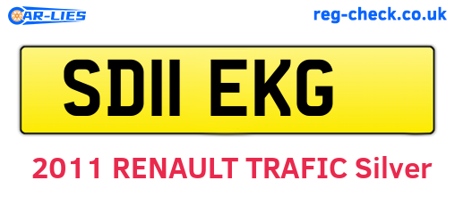 SD11EKG are the vehicle registration plates.