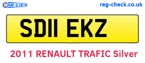 SD11EKZ are the vehicle registration plates.