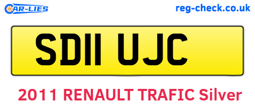 SD11UJC are the vehicle registration plates.