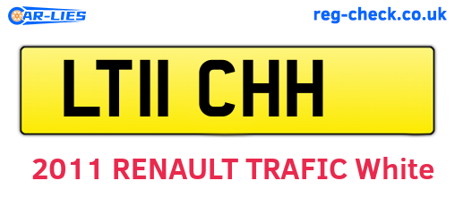 LT11CHH are the vehicle registration plates.