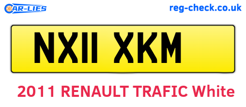 NX11XKM are the vehicle registration plates.