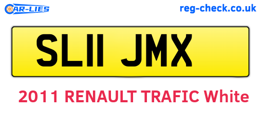 SL11JMX are the vehicle registration plates.