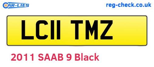 LC11TMZ are the vehicle registration plates.