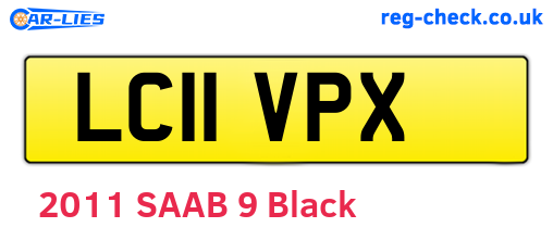 LC11VPX are the vehicle registration plates.