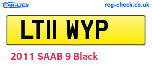 LT11WYP are the vehicle registration plates.