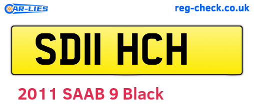 SD11HCH are the vehicle registration plates.