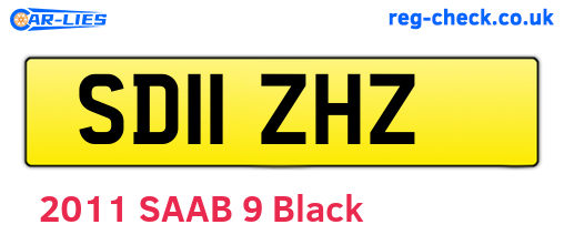 SD11ZHZ are the vehicle registration plates.