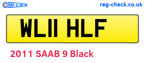 WL11HLF are the vehicle registration plates.