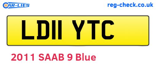 LD11YTC are the vehicle registration plates.