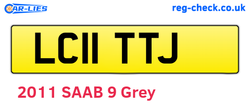 LC11TTJ are the vehicle registration plates.