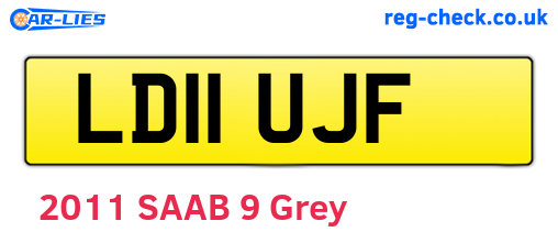 LD11UJF are the vehicle registration plates.
