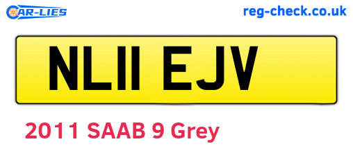 NL11EJV are the vehicle registration plates.