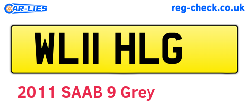 WL11HLG are the vehicle registration plates.