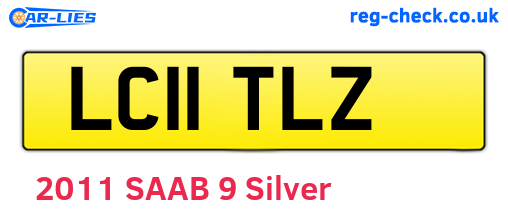 LC11TLZ are the vehicle registration plates.