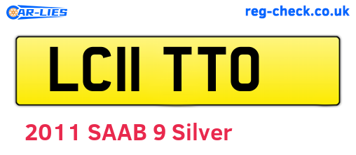 LC11TTO are the vehicle registration plates.