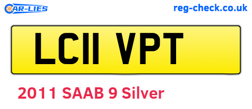 LC11VPT are the vehicle registration plates.