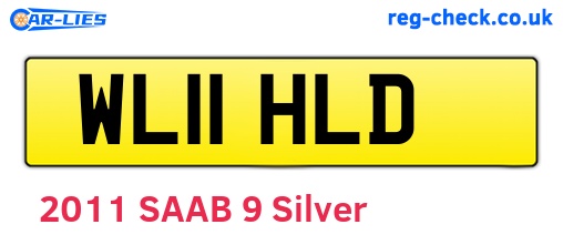 WL11HLD are the vehicle registration plates.
