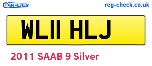 WL11HLJ are the vehicle registration plates.