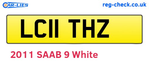 LC11THZ are the vehicle registration plates.