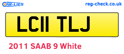 LC11TLJ are the vehicle registration plates.